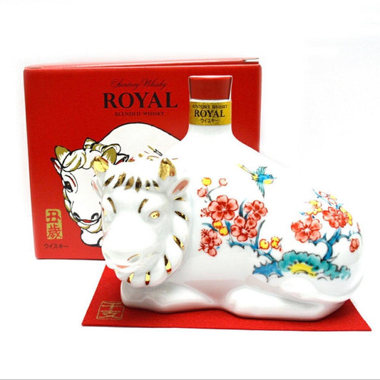 日本威士忌 - Suntory Royal 干支 牛年 (丑歳 2021年) 紀念威士忌 - Chillax.hk